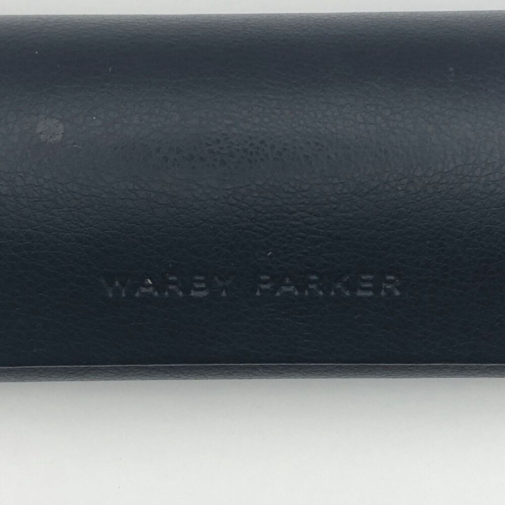 Warby Parker Hard Shell Eyeglass Glasses Case Magnetic Nice To See You Navy Blue - Picture 3 of 4
